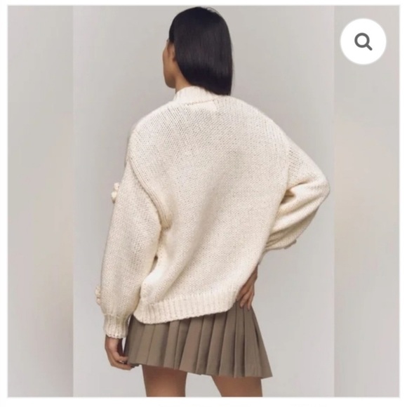 Anthropologie The Susannah 3D Flower Cardigan Sweater - Picture 2 of 8